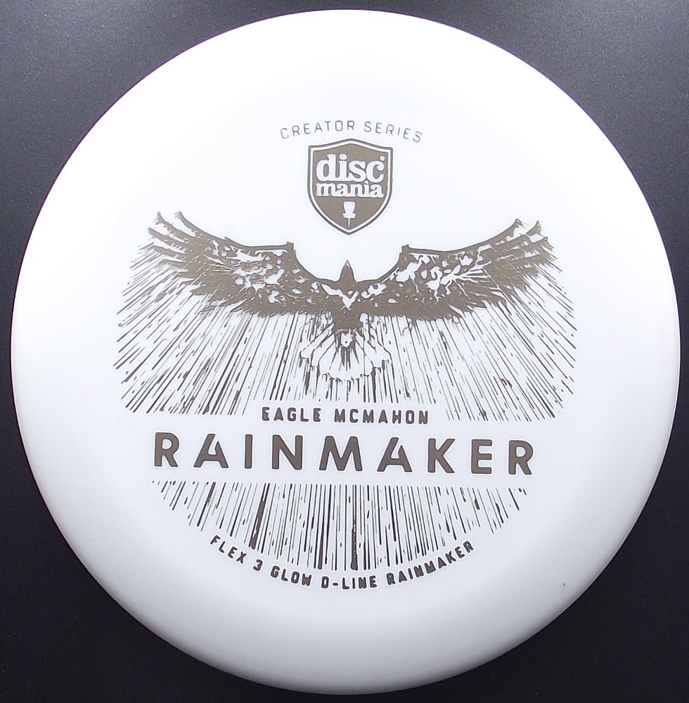Discmania – RAINMAKER Glow D-Line Flex 3 -Eagle McMahon Creator Series - Putter Discgolf de Discmania