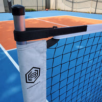 HomeSports - Dominator Rolling Portable Pickleball Net – Filet de pickleball portatif extérieur sur roulettes de HomeSports