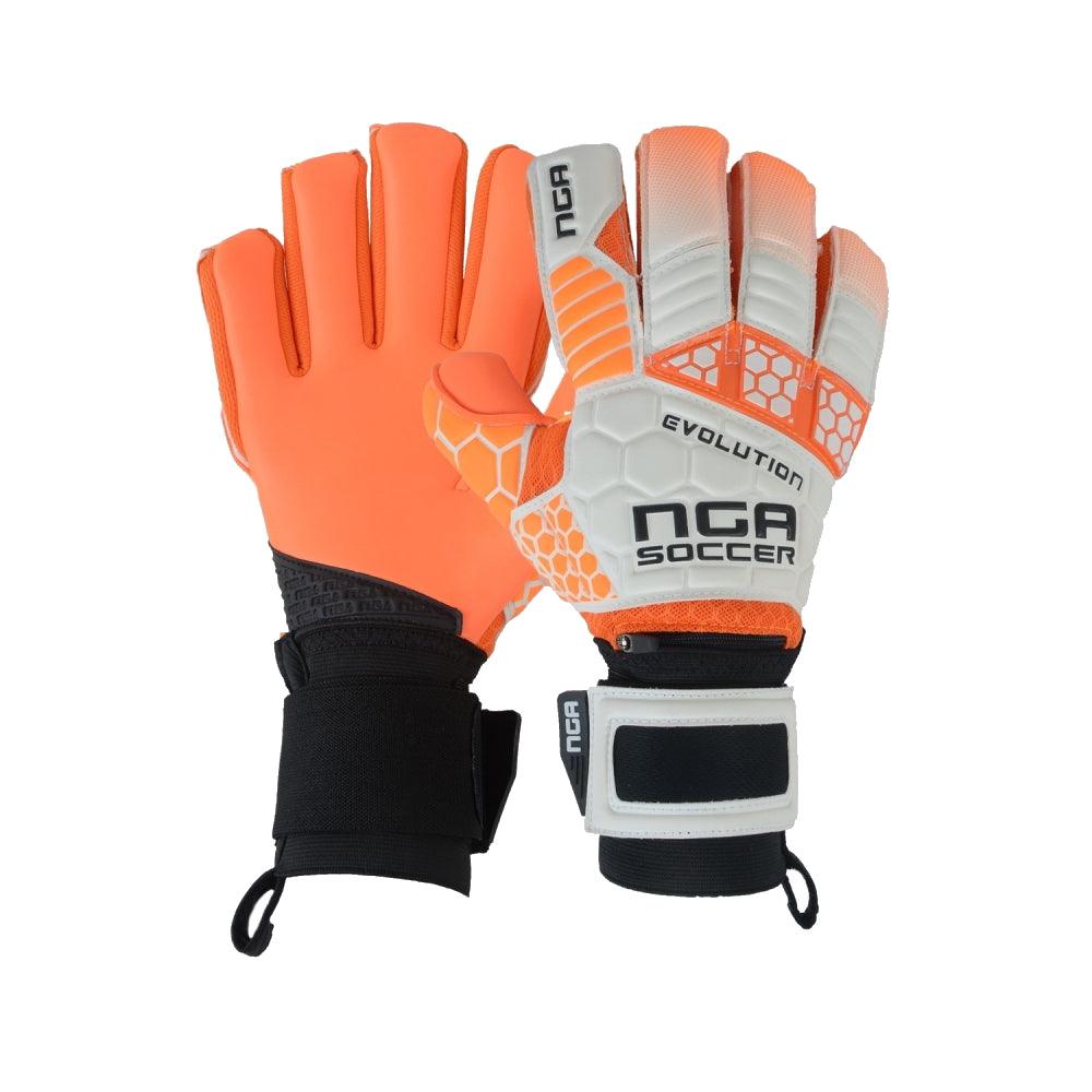 NGA Evolution - Gants de gardien - Blanc/Orange de NGA