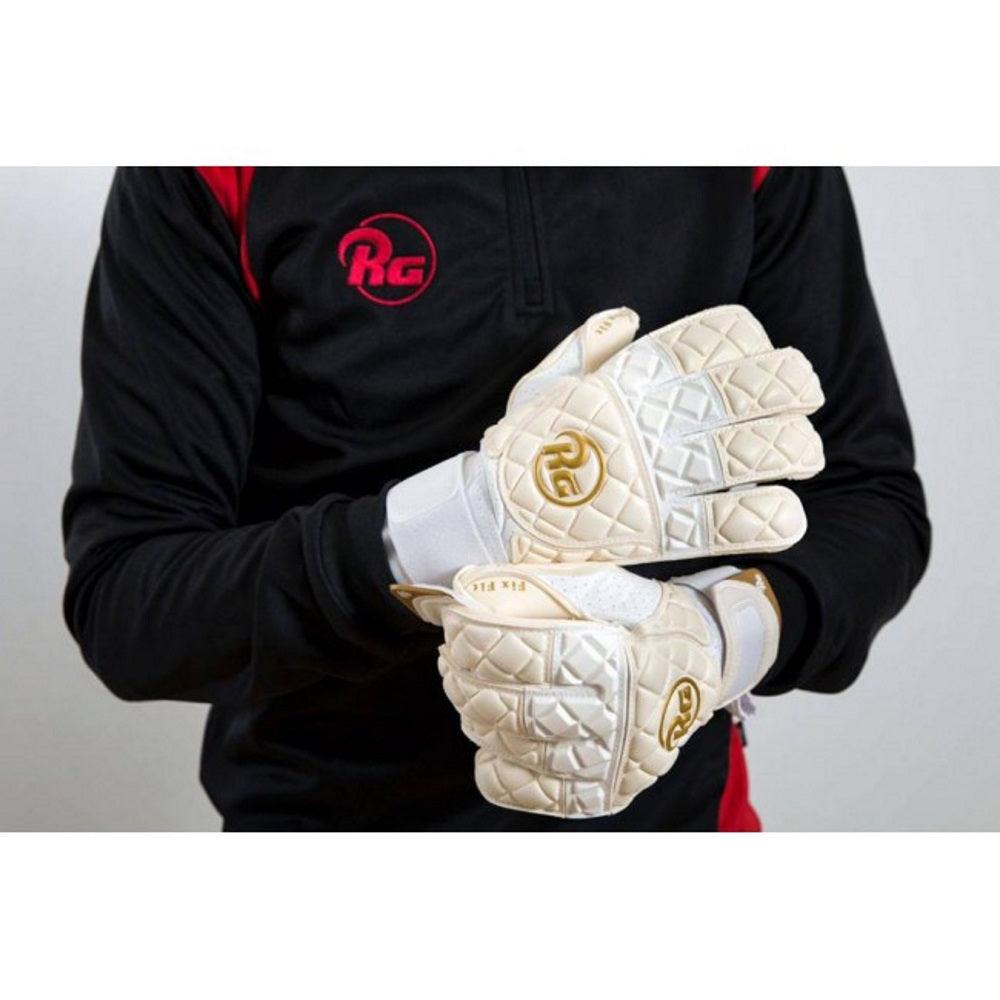 RG Snaga - Gants de gardien - Blanc/Or de RG Goalkeeper