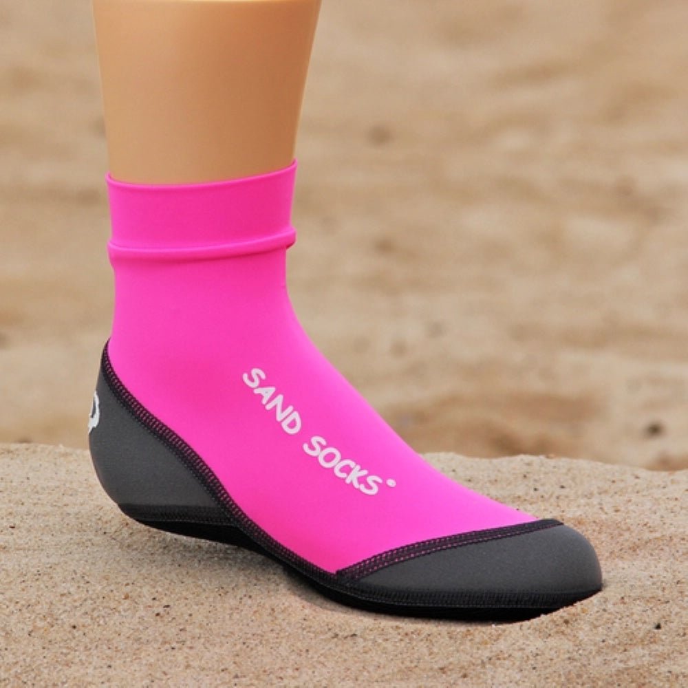 SandSocks - Rose-Chaussettes pour enfants pour volleyball de plage - Rose de Sand Socks