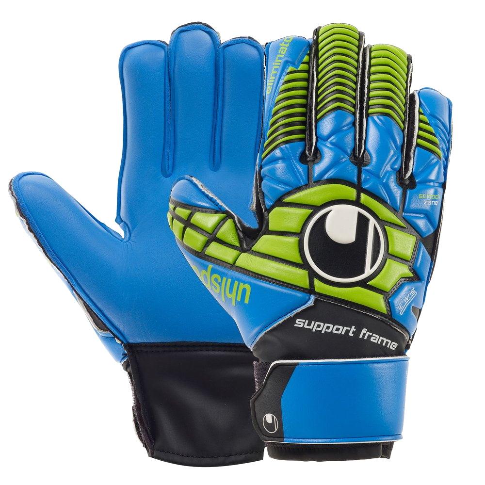 Uhlsport Eliminator Soft SF Junior - Gants de gardien - Bleu/Vert de Uhlsport