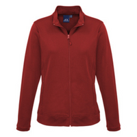 Veste sportive avec fermeture éclair - Coupe féminine - Rouge