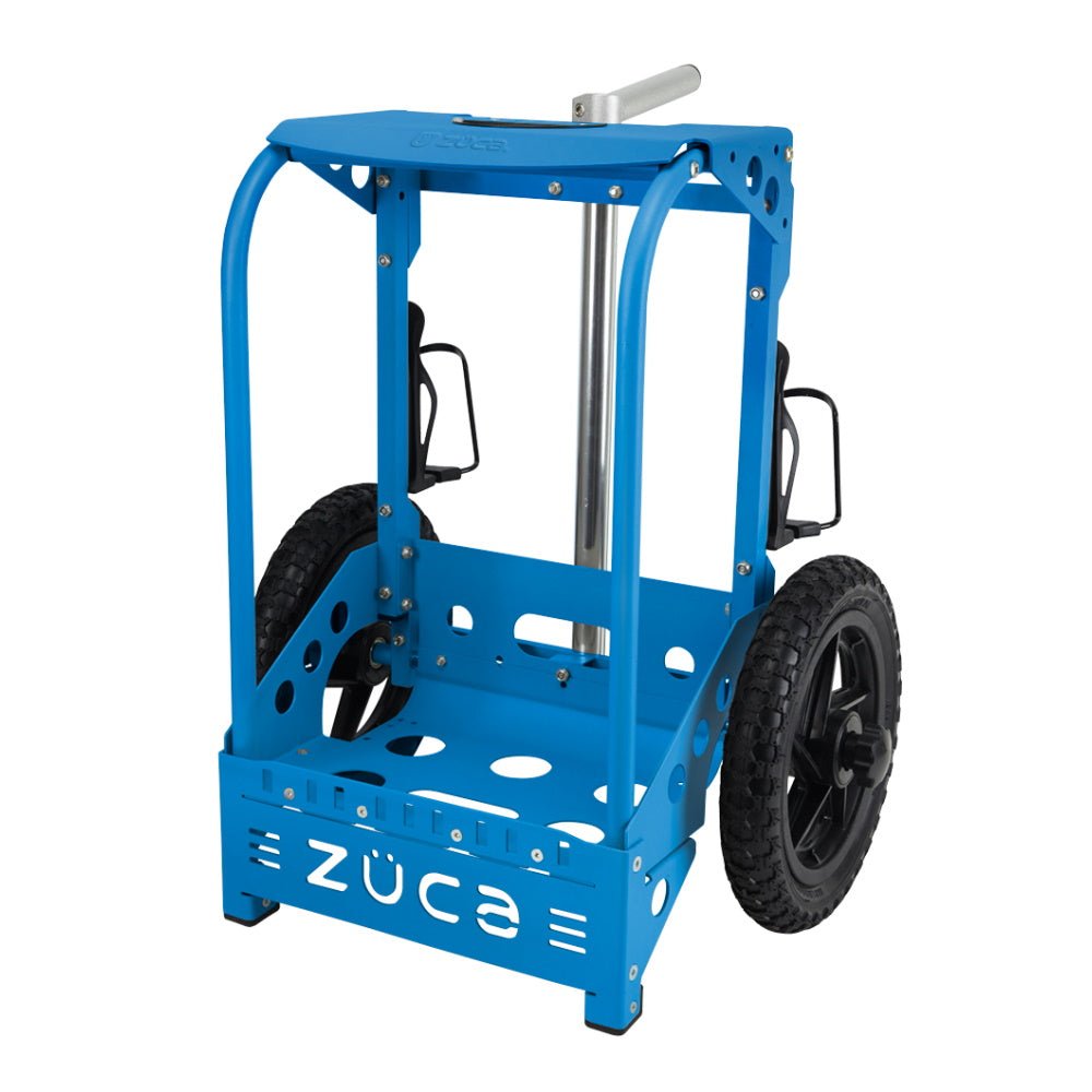 ZÜCA BackPack Cart - Chariot de discgolf sur roulettes - Bleu de ZUCA