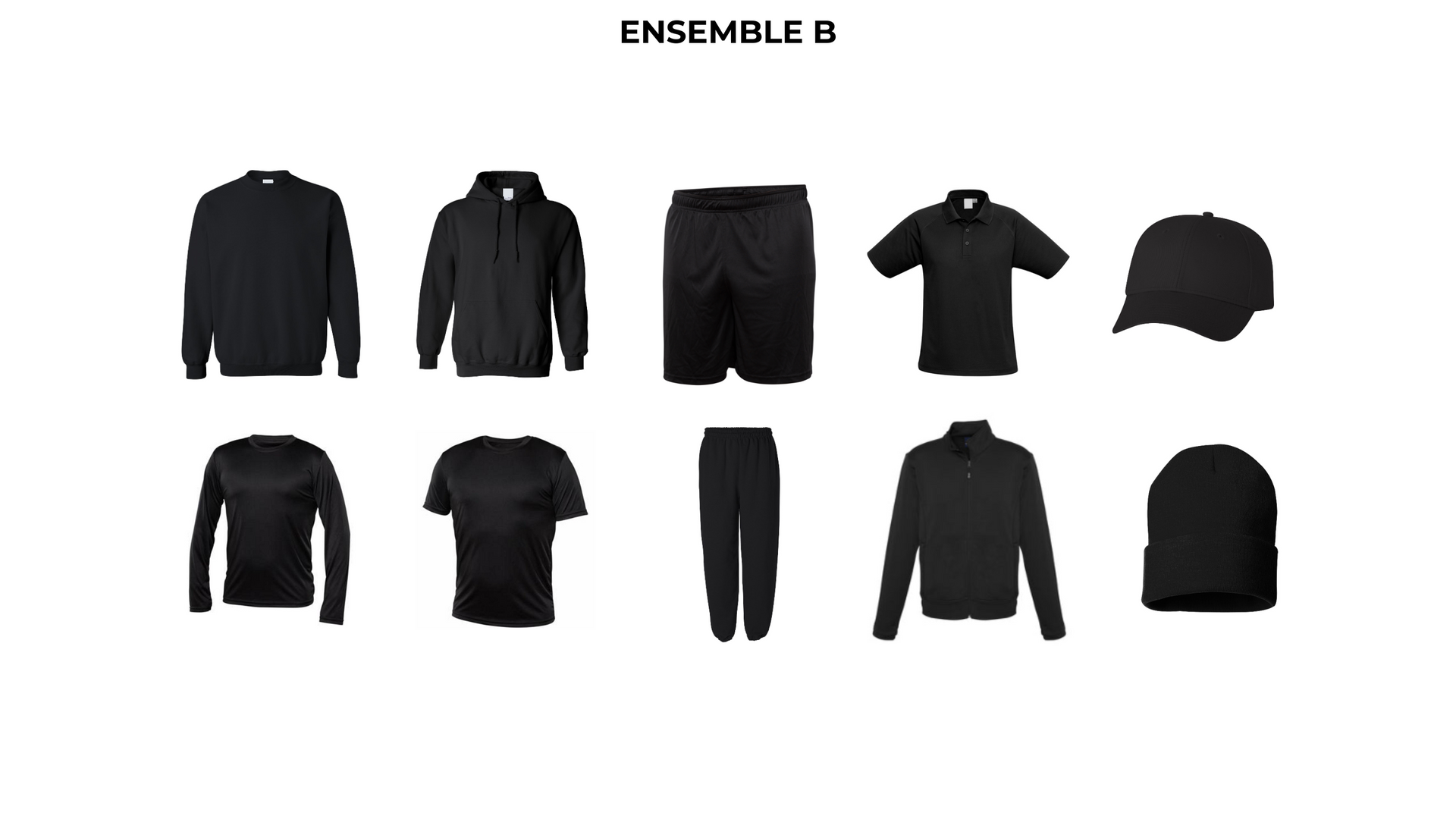Items personnalisables - Combo B