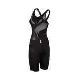 Arena Powerskin Carbon Air2 Kneeskin à dos ouvert - Maillot Performance pour femme – Noir / Or