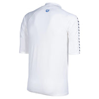 ARENA – Chandail aquatique Rashguard à manches courtes pour hommes – Blanc