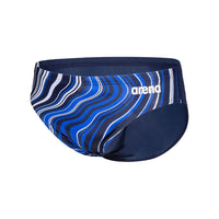 Arena - MARBLED Brief - Maillot pour hommes - Bleu multi