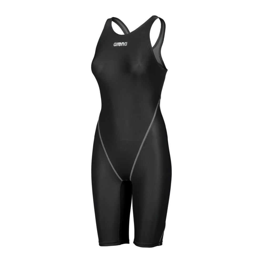 Arena Women's Open-Back Powerskin ST NEXT Kneeskin - Black / Gold