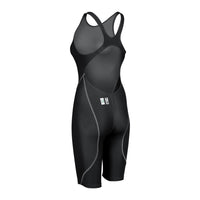 Arena Women's Open-Back Powerskin ST NEXT Kneeskin - Black / Gold