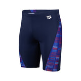 Arena SLOW MOTION - Jammer - Men's Swimwear - Navy / Neon Blue