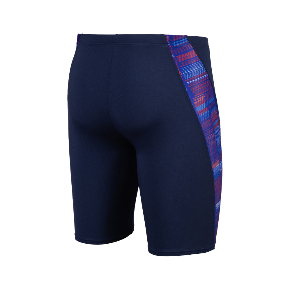 Arena SLOW MOTION - Jammer - Men's Swimwear - Navy / Neon Blue