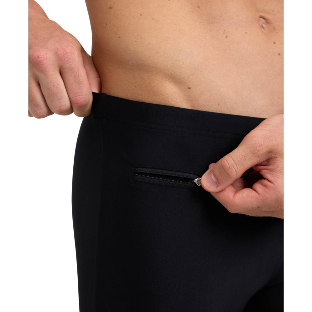 Arena ZIP SWIM SHORT - Men's Swimwear - Black