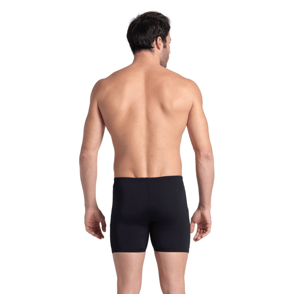 Arena STRAIGHT LINES SWIM - Mid-Jammer - Maillot pour hommes - Black / Soft Green