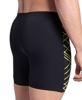 Arena STRAIGHT LINES SWIM - Mid-Jammer - Maillot pour hommes - Black / Soft Green