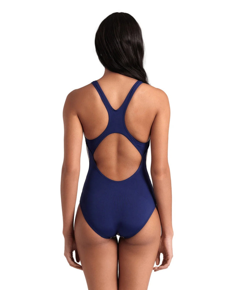 Arena ZEBRA STRIPES - SwimPro Back - Women's Training Swimsuit -  Multi Navy