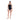 Arena REFLECTING - Swim Pro Back LB - Maillot de bain d'entrainement pour femmes - Black/Blue River