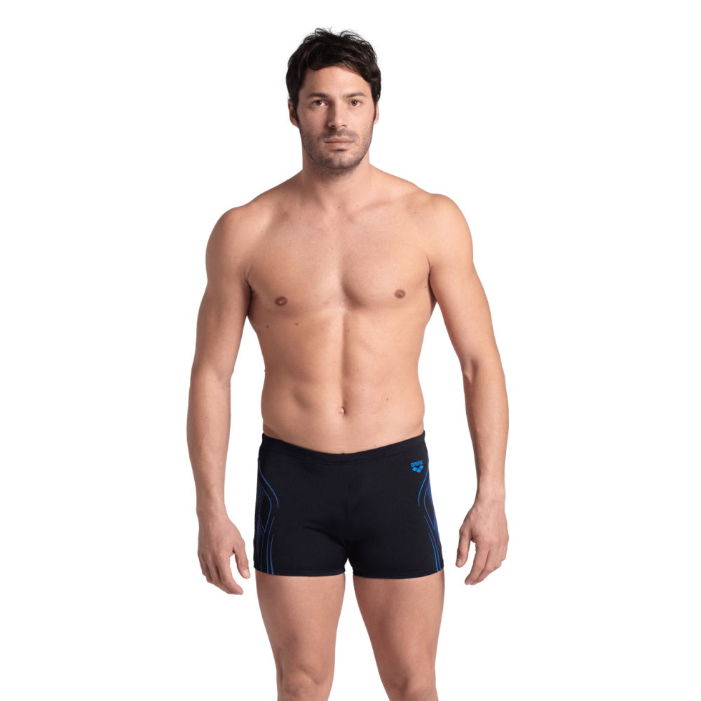 Arena REFLECTING SWIM SHORT - Square - Maillot pour hommes - Noir