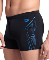 Arena REFLECTING SWIM SHORT - Square - Men's Swimwear - Black