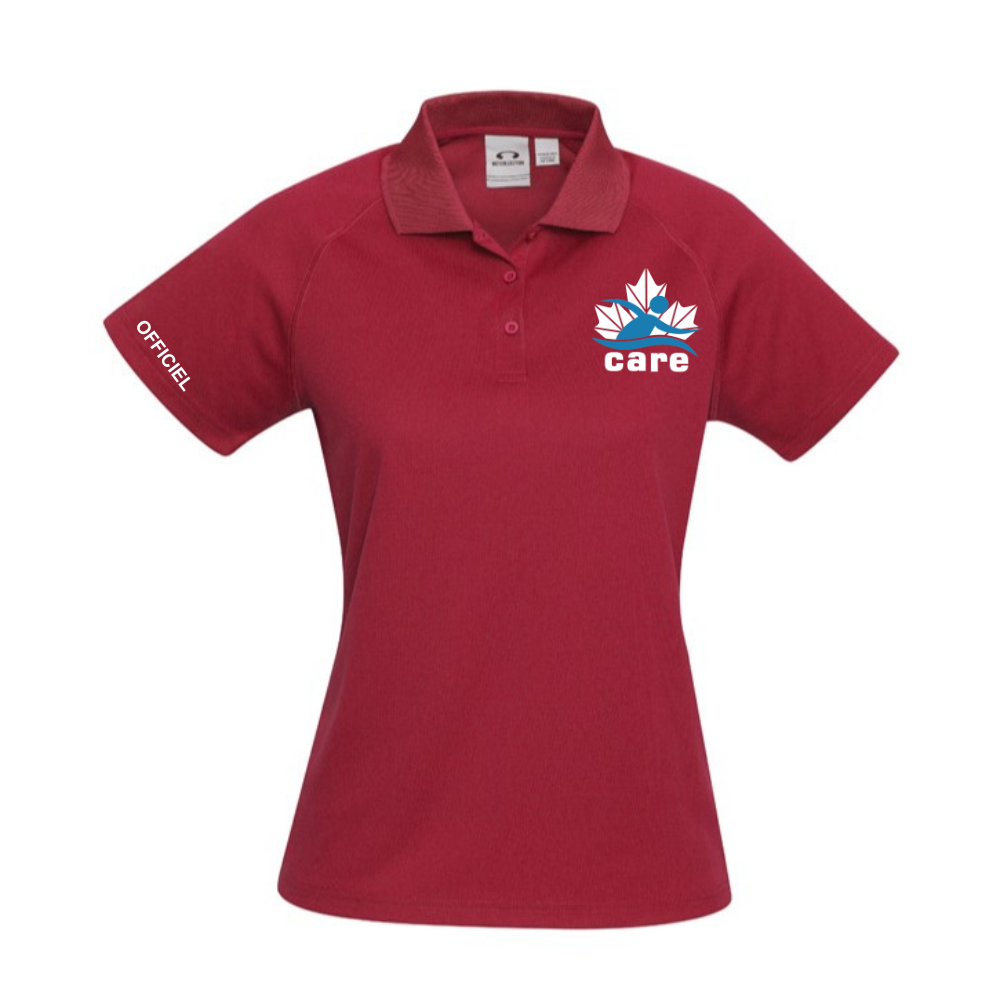 CARE - Polo - Féminin - Officiel - Rouge