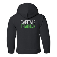 Capitale Triathlon - Chandail molleton à capuchon (Kangourou/Hoodie) - Juvénile