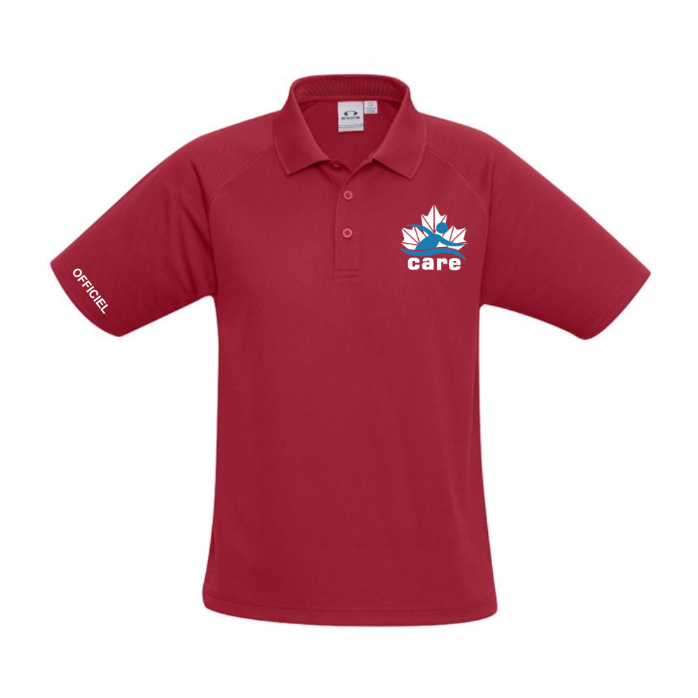 CARE - Polo - Masculin - Officiel - Rouge