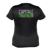 Capitale Triathlon - Chandail technique à manches courtes - Féminin - Noir