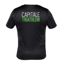 Capitale Triathlon - Chandail technique à manches courtes - Enfant - Noir