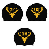 CNBF - Casques de bain en silicone personnalisés - Noir