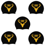 CNBF - Casques de bain en silicone personnalisés - Noir