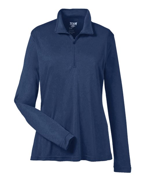 Women's Quarter Zip Performance Top - Black