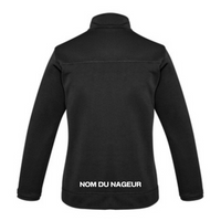 CNHR - Veste sportive avec fermeture éclair - Coupe féminine - Noir