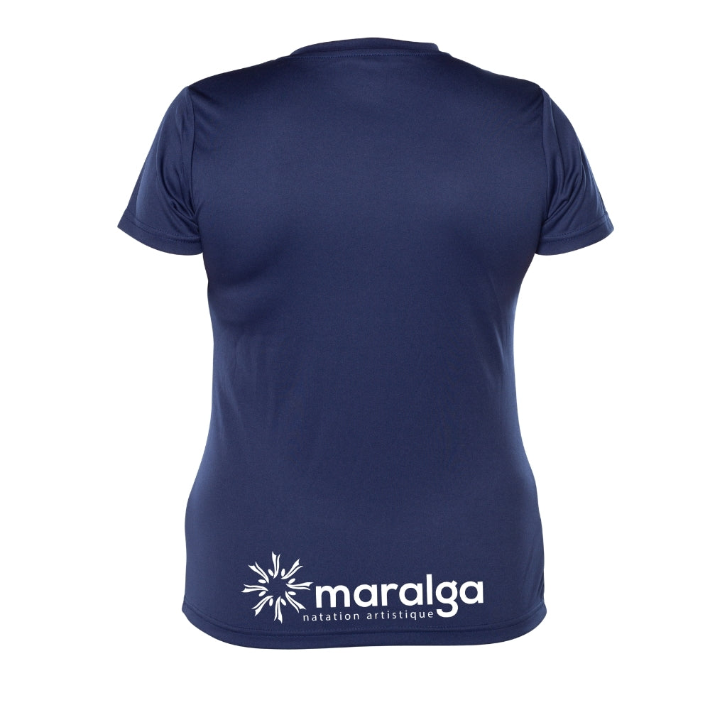 Maralga - Chandail technique à manches courtes - Féminin - Marine
