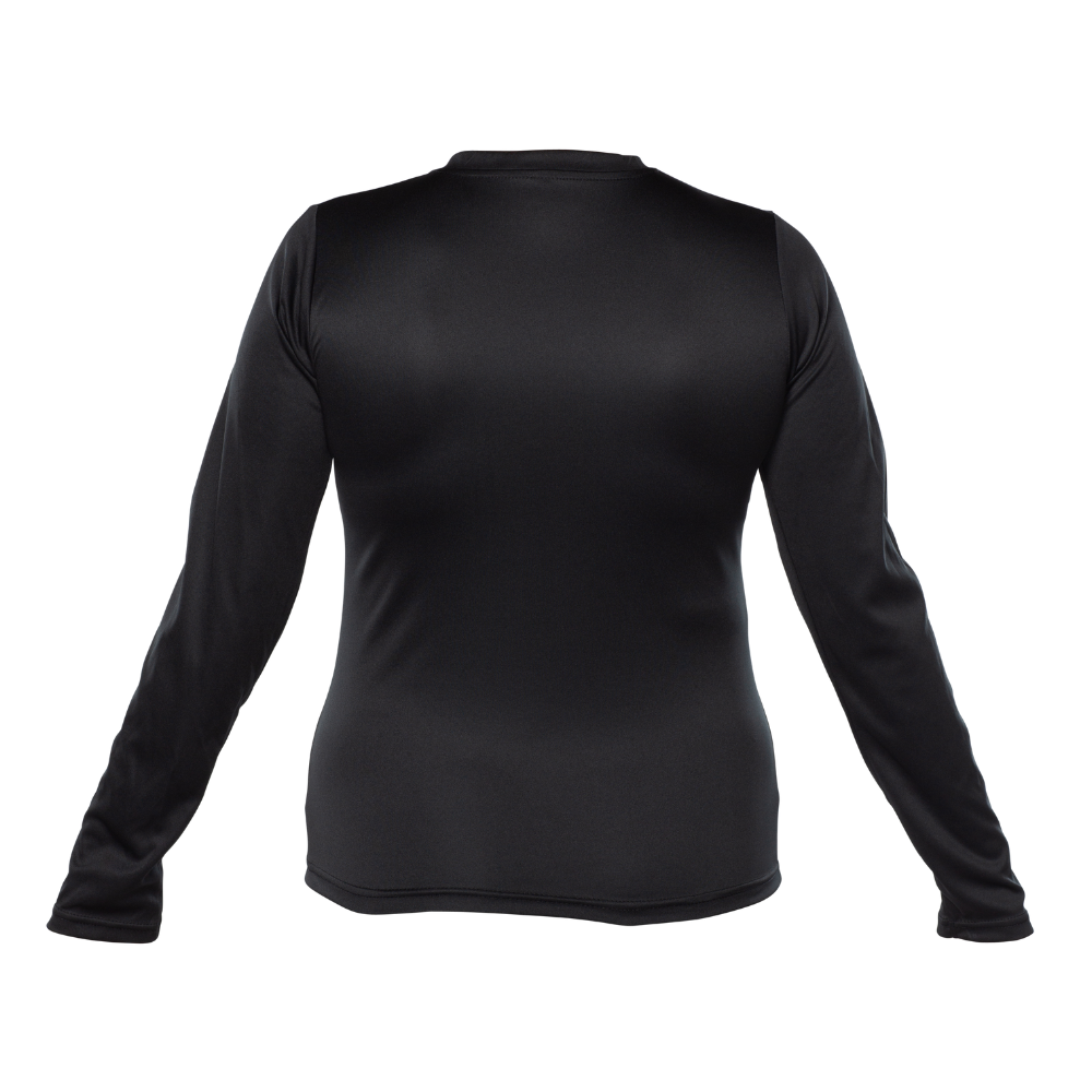 Technical Sweater, Long Sleeve - Lady - Black