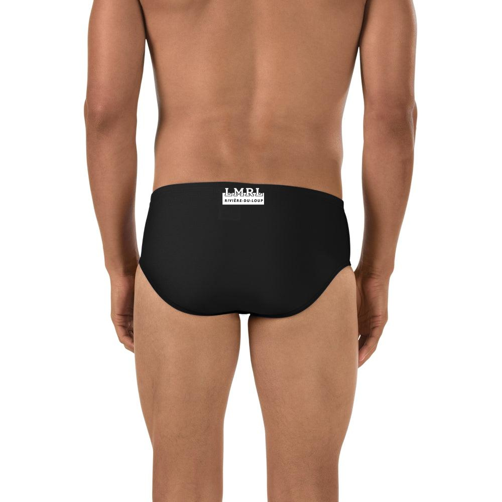Swimsuit Briefs Loren 1 / B4 - black plus size swim briefs with