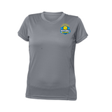 Pickleball Boucherville - Chandail technique à manches courtes - Féminin - Gris foncé