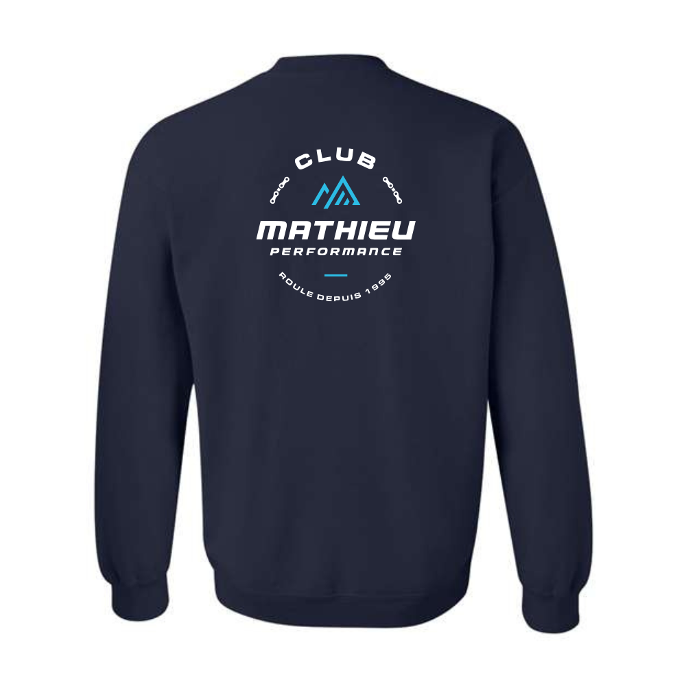 Fleece sweater Crewneck - Adult - Navy