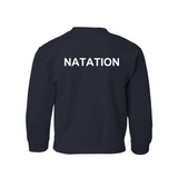 Fleece sweater Crewneck - Youth - Navy