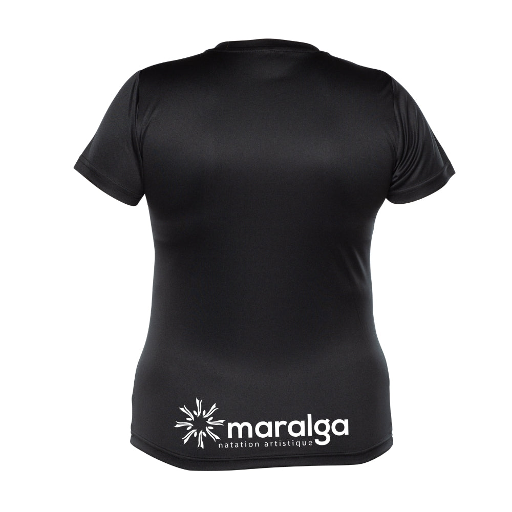 Maralga - Chandail technique à manches courtes - Féminin - Noir