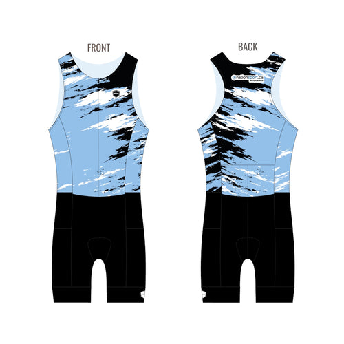 Nativo Stryker sleeveless triathlon jersey in blue