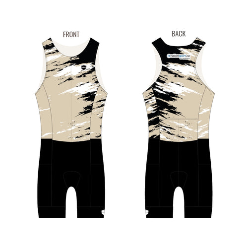 Nativo Stryker sleeveless triathlon jersey in sand