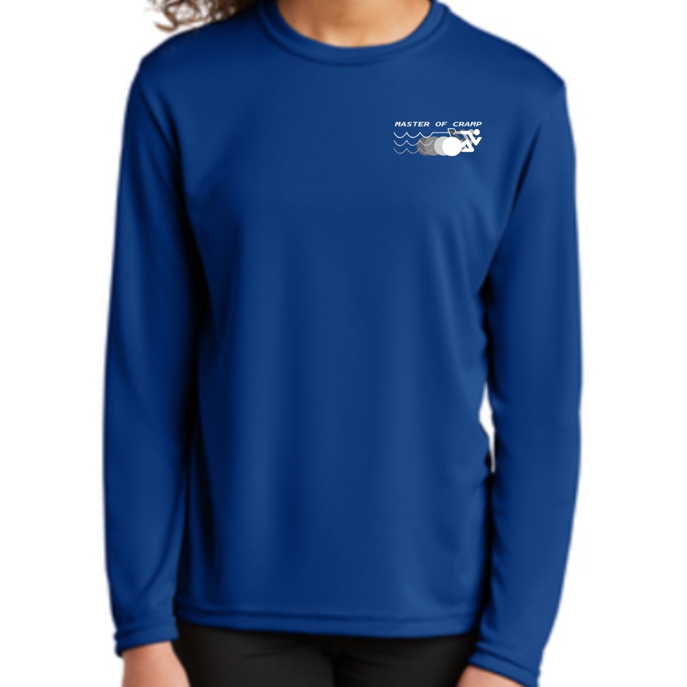 Technical Shirt, Long Sleeve - Juvenile - Royal