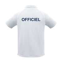 UNIK - Polo de l'officiel - Blanc - Masculin