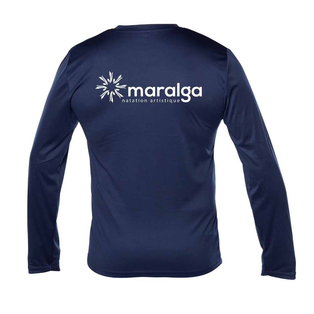 Maralga - Chandail technique, à manches longues - Masculin - Marine