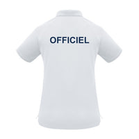 UNIK - Polo de l'officiel - Blanc - Féminin