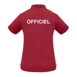 UNIK - Polo de l'officiel - Rouge - Féminin