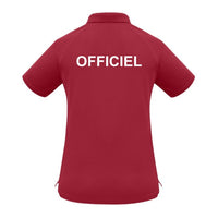 UNIK - Polo de l'officiel - Rouge - Féminin