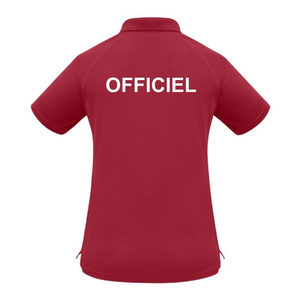UNIK - Polo de l'officiel - Rouge - Féminin