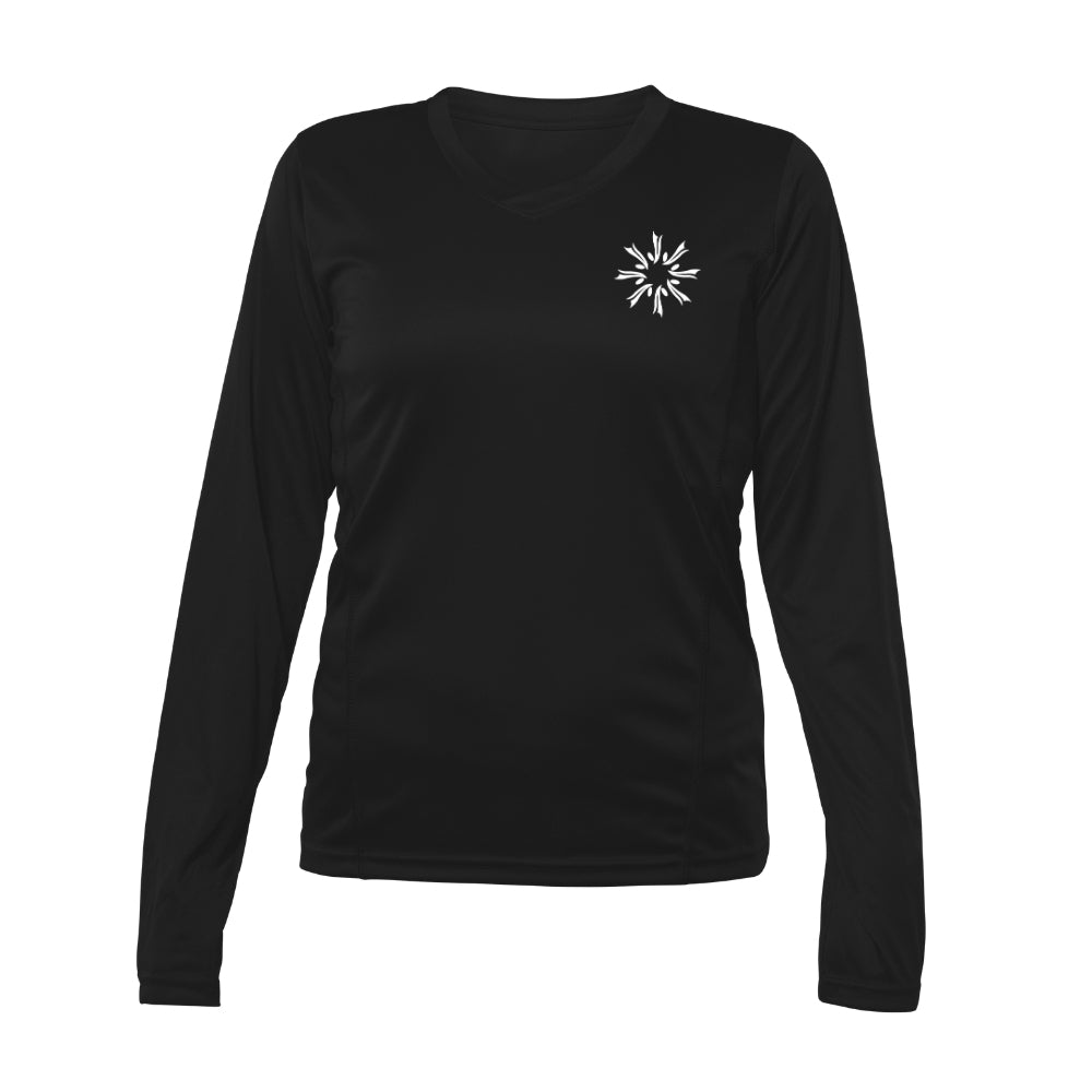 Maralga - Chandail technique, à manches longues - Féminin - Noir