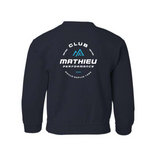 Fleece sweater Crewneck - Youth - Navy